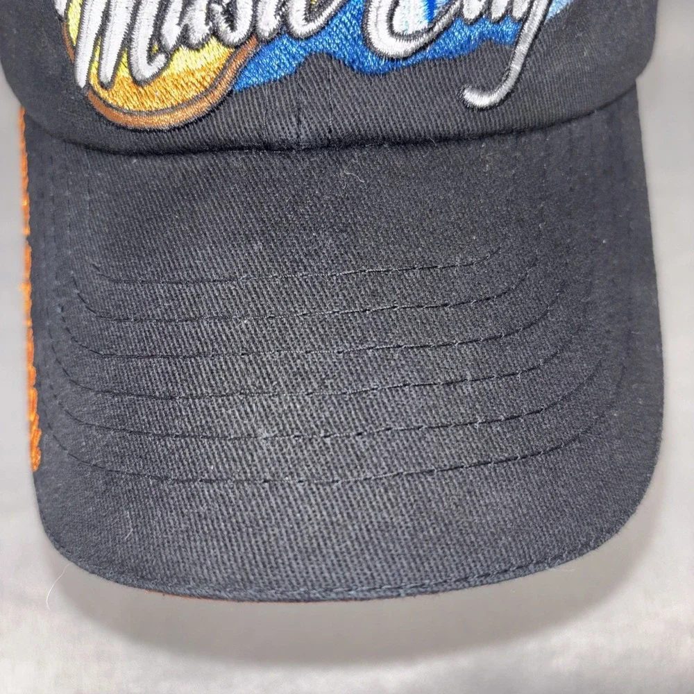 Harley-Davidson Boswell's Music City Cap Nashville Skyline Guitar Flaming Notes